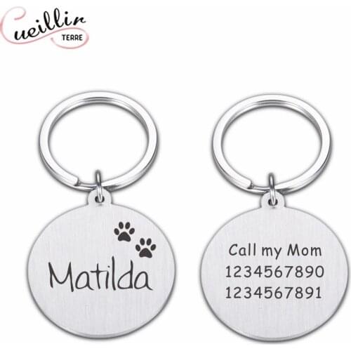 Anti-lost Custom Pet Name Tag Cute Accessories For Newborn Pets Durable And Wearable Pet Tags Memorial Gift Portable Accessories