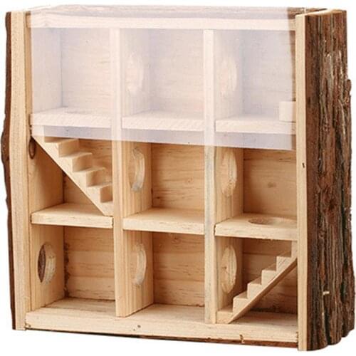 Hamster Pet Toy Educational Climbing Wood Hamster Pipe Line Mazes Toys Small Animal Pet Product