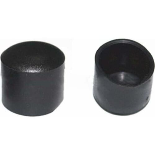 Furniture Legs Black Plastic Floor Protectors Furniture Table Chair Leg Socks Caps 4Pcs/lot 22mm