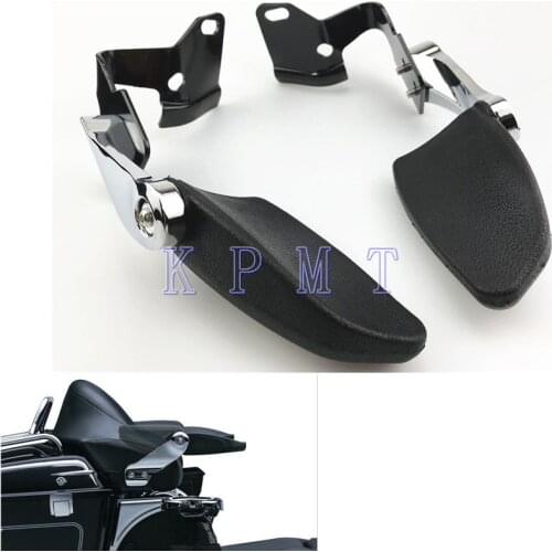 Motorcycle Adjustable Stealth Passenger Armrests For Harley Touring Electra Glides Road King FLHR 2014 2015 2016 2017 2018 2019