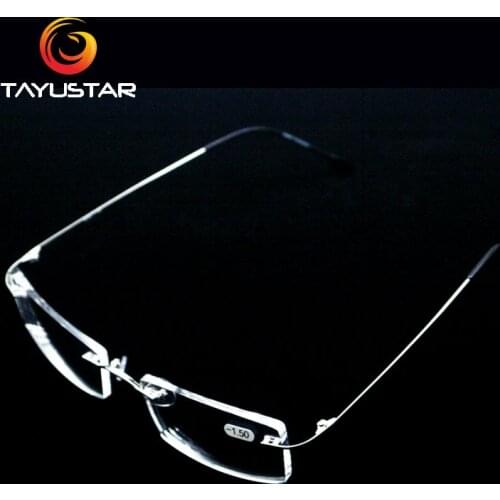 Titanium alloy glasses frame Rimless eyeglasses myopia Prescription eyeglasses men women myopia glasses reading glasses