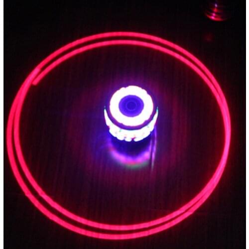 Novel LED Colorful Top Peg-Top with Music Song Toy Outdoor Game