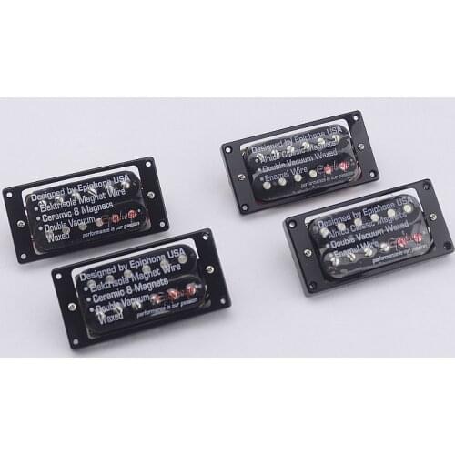 1 Set Original Genuine Epi Electric Guitar Humbucker Pickup ( Ceramic / Alnico Magnet Bar )
