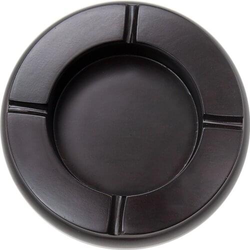 Ashtray smoking accessories high-end sandalwood fashion creative round ashtray large smoke extinguisher ashtray