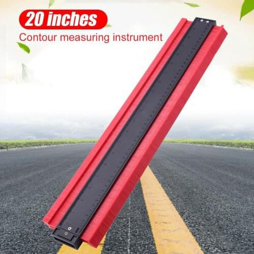 5/20Inch Plastic Contour Profile Gauge Meter Duplicate Marking Measuring Gauging Tool Laminate Wood Tile Radian Ruler Tools