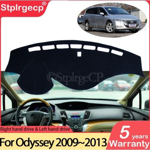 For Honda Odyssey 2009~2013 JDM Model Anti-Slip Mat Dashboard Cover Pad Sunshade Dashmat Carpet Accessories RB1 RB2 2011 2012