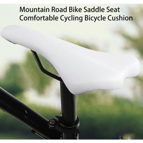 Bicycle Seat Saddle MTB Mountain Road Bike Saddle Racing Saddle PU Breathable Soft Shockproof Seat Cushion Cycling Parts