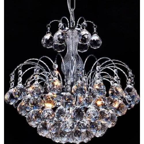 Modern minimalist living room crystal chandeliers Creative bedroom dining room chandeliers Home crystal chandeliers LED lighting