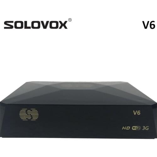 SOLOVOX V6 Mini HD DVB S2 Satellite TV Receiver Support M3U NOVA Xtream Decoder USB WiFi 3G PowerVU Biss Key S V6 STB