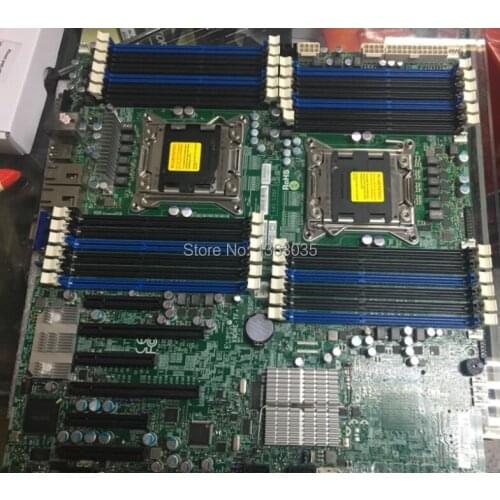 DHL EMS free shipping X9DRE-TF+ X79 Server Motherboard LGA 2011 C602 chipset Tested Working