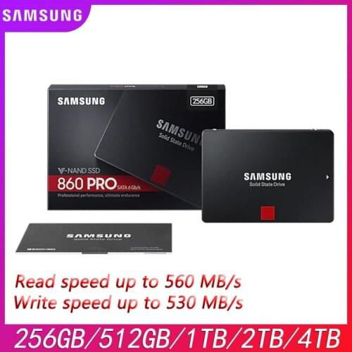 SAMSUNG 860 PRO SSD 256GB 512GB 1TB SATA 2.5 inch Solid State Disk Drive SATAIII SATA3 Laptop Desktop PC HDD MLC