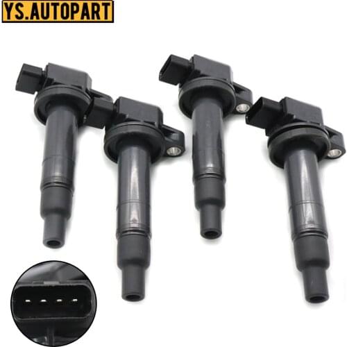 1/4pcs 90919-02240 Car Ignition Coil Fit For Toyota Yaris Prius Echo Scion xA xB 1.5L 90919-02265 9091902265 9091902240