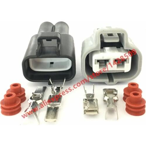 20 Sets 2 Pin Sumitomo Hydraulic Motor Plug Automotive Female HID Cable Connector For Toyota 11410 6189-0425 6188-0259