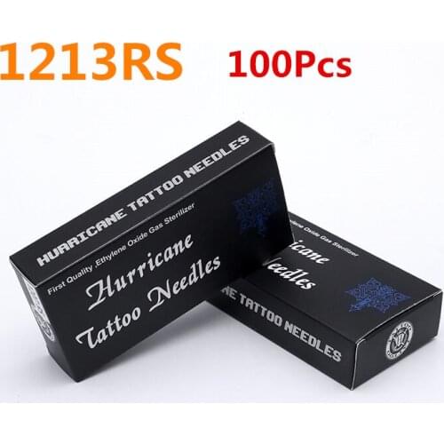 Professional Tattoo Needle 100pcs 1213RS Round Shader Needles Disposable Sterile Tattoo Needles