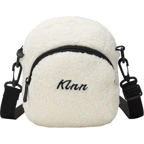 2019 New Crossbody Fashion Cute Plush Handbag Crossbody Shoulder Bags Purse Women Girls Casual Messenger bag ZX-140