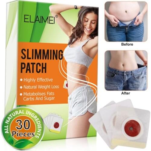 30pcs Extra Strong Slimming Patches Fat Burner Burning Slimming Patch Belly Weight Loss Effective Quickly