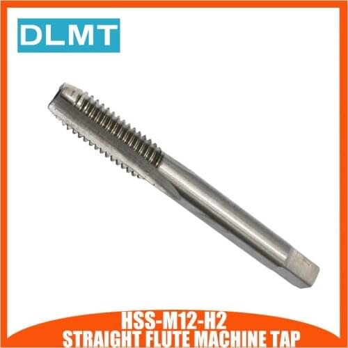 5pc M12 Straight Flute Machine TapsThread M12x1.25 M12x1 M12X1.5 M12X1.75 HSS H2 Tap Bit Right Hand Threading Drill Bit Tool