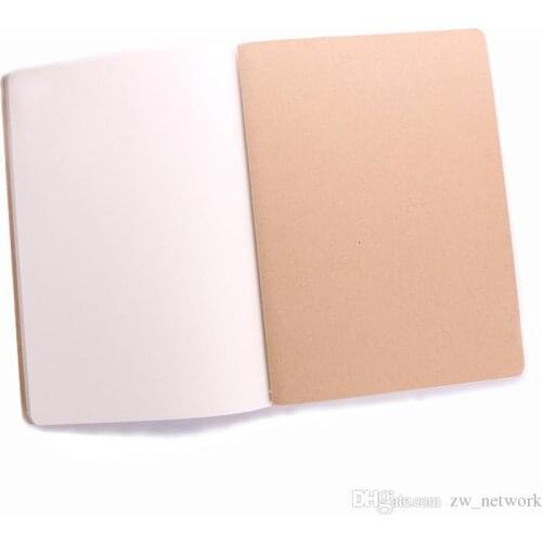 Custom logo!blank Kraft paper notebook A4 A5 B5 Student Exercise book diary notes pocketbook school study supplies 30 sheets AU