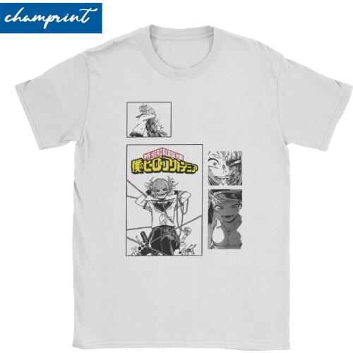 Boku No My Hero Academia Himiko Toga T Shirt Men Women 100% Cotton Novelty T-Shirt Manga Tee Shirt Short Sleeve Clothes Summer
