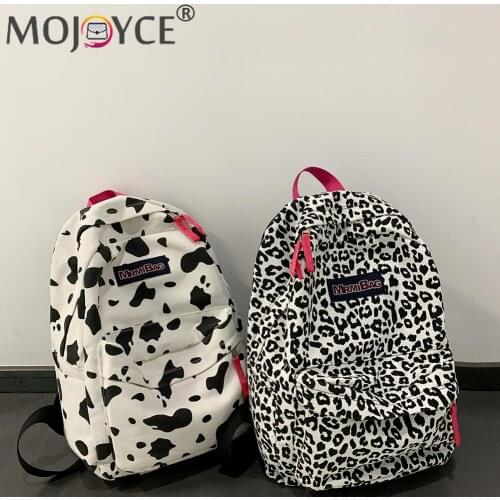 Vintage Women Canvas Printing Rucksacks Handbag Casual Ladies Large Knapsack Junior Senior High School Students School Bag