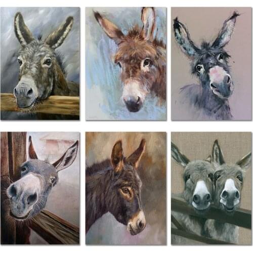 Kamy Yi 5D Bricolage Diamant Peinture Ane Broderie Point De Croix Diamant Peinture Décoration De La Maison Cadeau YY