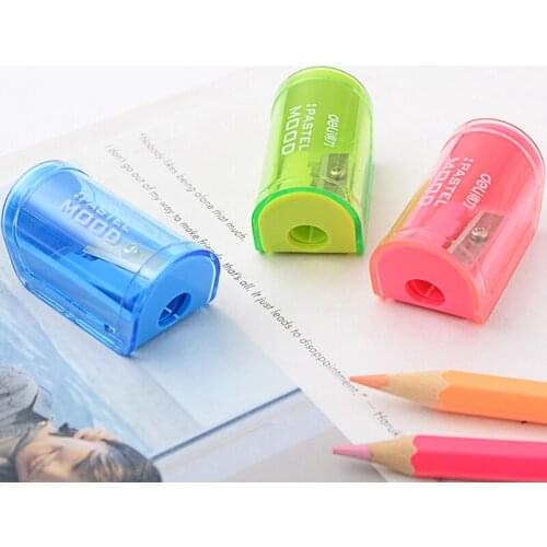 Korean Stationery Mini Pencil Sharpener Office & School Supplies for Students School Office Stationery Supplies Candy Color