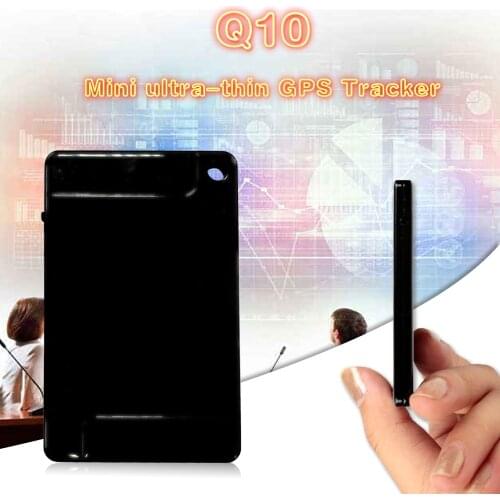 Q10 Mini Size GPS Tracker With Multi Positioning Ways Geo-fence Route Track Query playback Low Battery Alarm Audible Recording
