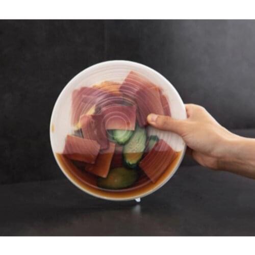 Silikon Dinnerware Storage Cover Set 6 Pcs
