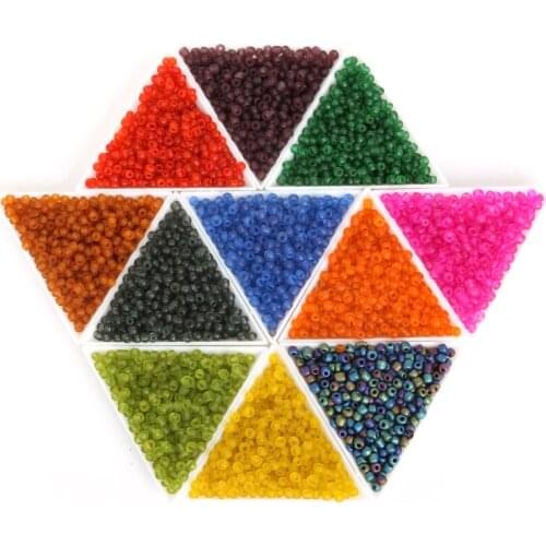 New Beads 3MM 1000Pcs Round Frosted Glass Spacer Loose Seed Beads Jewelry Findings for bracelet necklace Jewelry Free Shipping