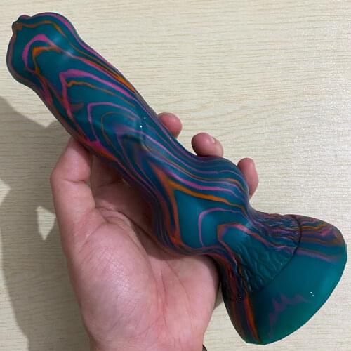 Realistic Animal Penis Dog Dildo Silicone Anal Plug Female Masturbator Flexible Stimulate G-spot Clitoris Sex Toys For Lesbian