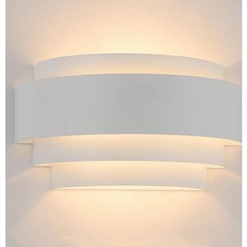 Modern Wall Lights Up Down Lamp Indoor Lighting Wall Sconces Fixtures with White E27 110v 220v for Home Bedside Bedroom stairs