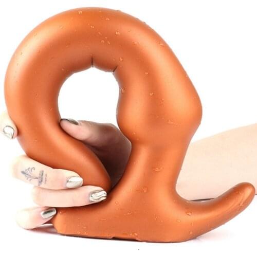 2020 New Super Long Dildo Anal Plug Prostate Massager Soft Big Butt Plug Dilator BDSM Adult Game Anal Sex Toys For Man Woman