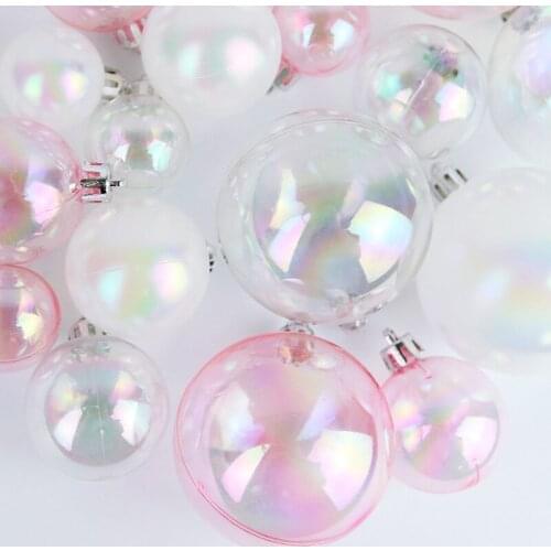 Birthday cake decoration ins wind magic ball transparent ball pink transparent milk white magic ball baking cake decoration