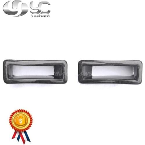 Car-Styling Carbon Fiber Duct Vents Fit For 1995-1998 Skyline R33 GTR NI N1 Style Front Bumper Duct Vents