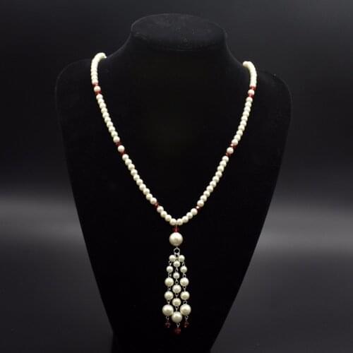 Fashion original pure hand,pearl tassel pendant necklace.,Simulated Pearl Long Necklace Women Sweater Necklace Colar ulheres