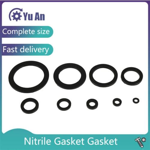 1 / 2 / 3 / 4 / 6 Point 1 / 1.2 / 1.5 / 2 Inch Nitrile Rubber Gasket Seal Washer Joint Flat Washer 20Pcs