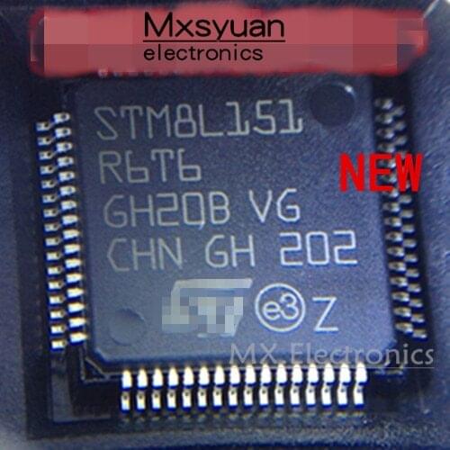 10pcs/lot STM8L151R6T6 STM8L151 LQFP-64 New Original