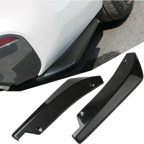 2Pcs Black Car Rear Bumper Lip Wrap Angle Protecter Fit For BMW F22 F30 F31 F32 F33