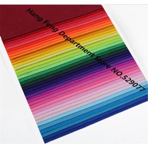 40Pcs Nonwoven Fabric DIY Toys Gift Dolls Colorful Manual Polyester Felt Cloth Hand Sewing Needlework Crafts Decoration 15*15cm