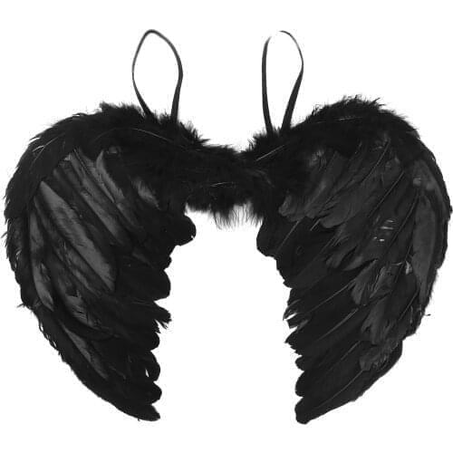Angel Cosplay Costume Feather Fairy Angel Wings Masquerade Carnival Halloween Stage Performance Dance Party Accessories