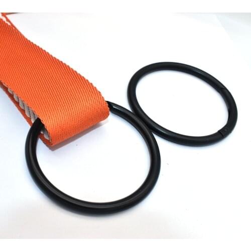 Black Spring Rings Adjustable Buckles Oval Rings Slide Bag Clasps Dog Hook Round Push Gate Snap Hook Handbag Buckles 60 mm (2")