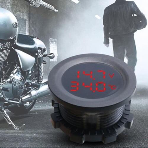 Voltmeter Stable Long Service Life Digital Display Digital Panel Display Voltage Monitoring Meter for Motorcycle Accessories