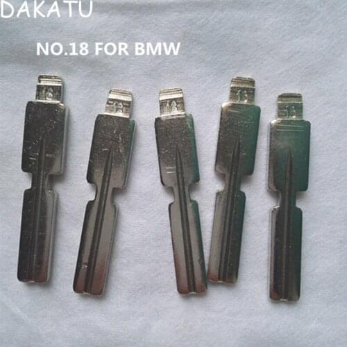 DAKATU 18#Car key Blank Flip Floding Remote Key Blade For BMW HU58 NO.18 Key blade
