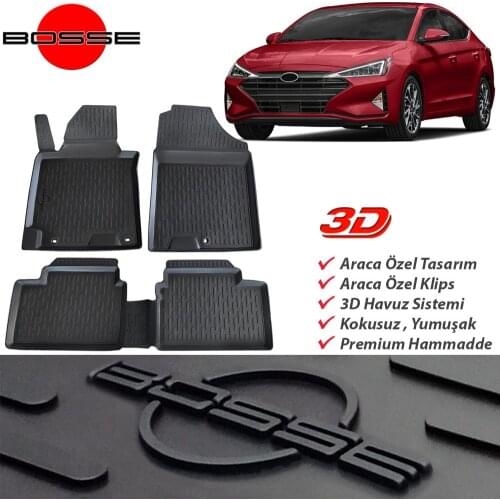 For Hyundai Elantra Mat 3D Pool 2019 2021 BOSSE