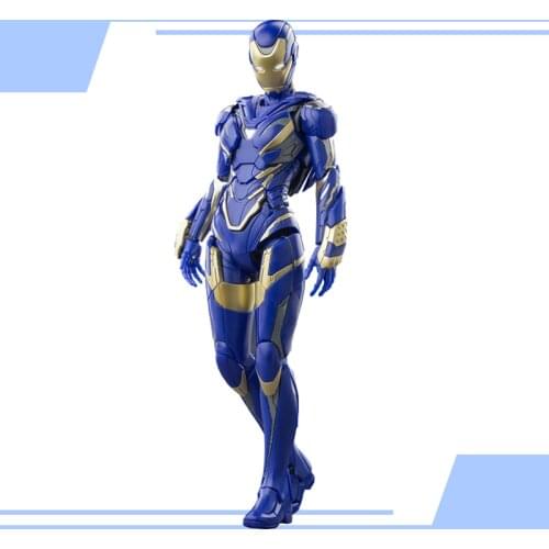 E-Model MK49 Pepper Rescue Iron Man Armor Rescue Action Toy Figures Childrens Toys Assembly Model