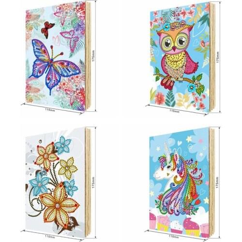 5D DIY Diamond Painting Photo Album Butterfly Unicorn Picture Scrapbook Wedding Kids Memory Book Diamond Embroidery Photo Albums