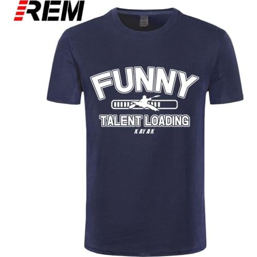 Talent loading Human Kayaking T shirt New Fashion Top Quality T Shirt Casual Men Clothing Evolution Kayak Design T shirt