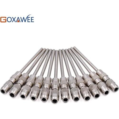 GOXAWEE 10pcs Abrasive Mandrels For Dremel Rotary Tools 2.35mm mandrels Holds 3mm Diameter Rods for Dremel Accessories Rubber