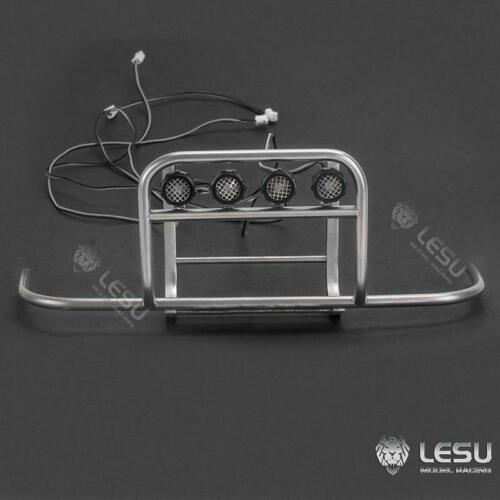 LESU 1/14 Metal Front Bumper LED Light for TAMIYA HN 700 Tractor Truck Model TH17167-SMT5
