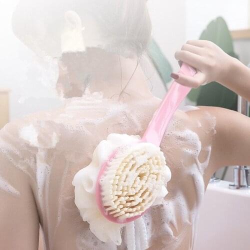 Rubbing Towel Artifact Bath Brush Long Handle Soft Hair Bath Brush Rubbing Towel Towel Bath Brush Strong Rub Back Mud Wash Back